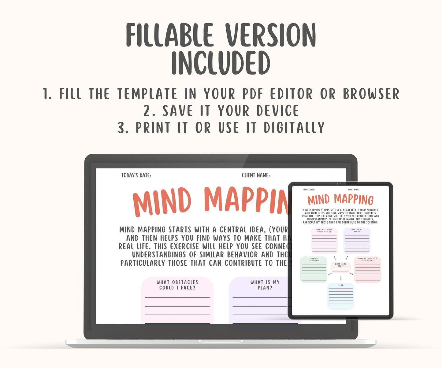 Solution Focused Therapy Worksheets