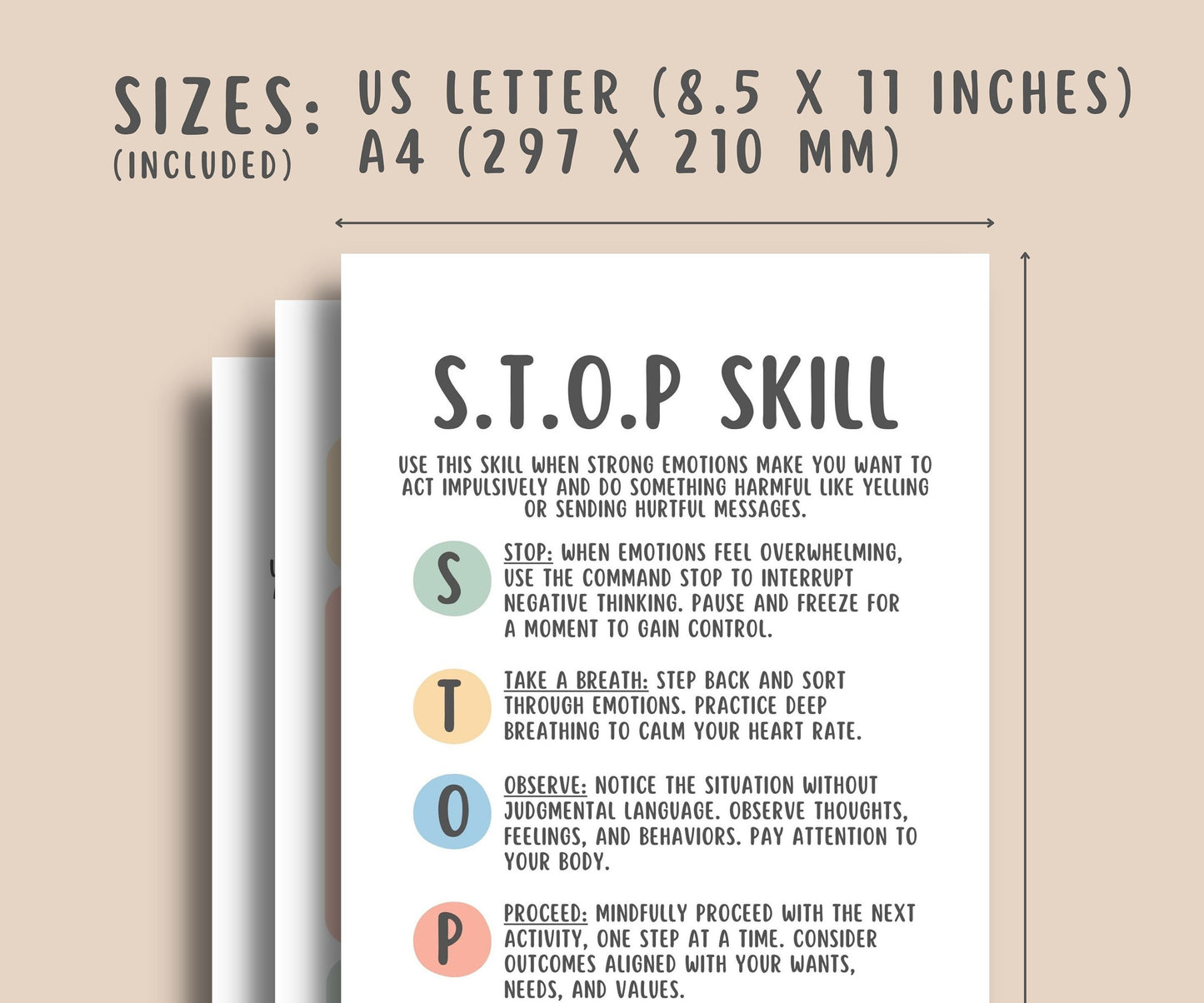 DBT Emotional Regulation Worksheets (10 Pages)