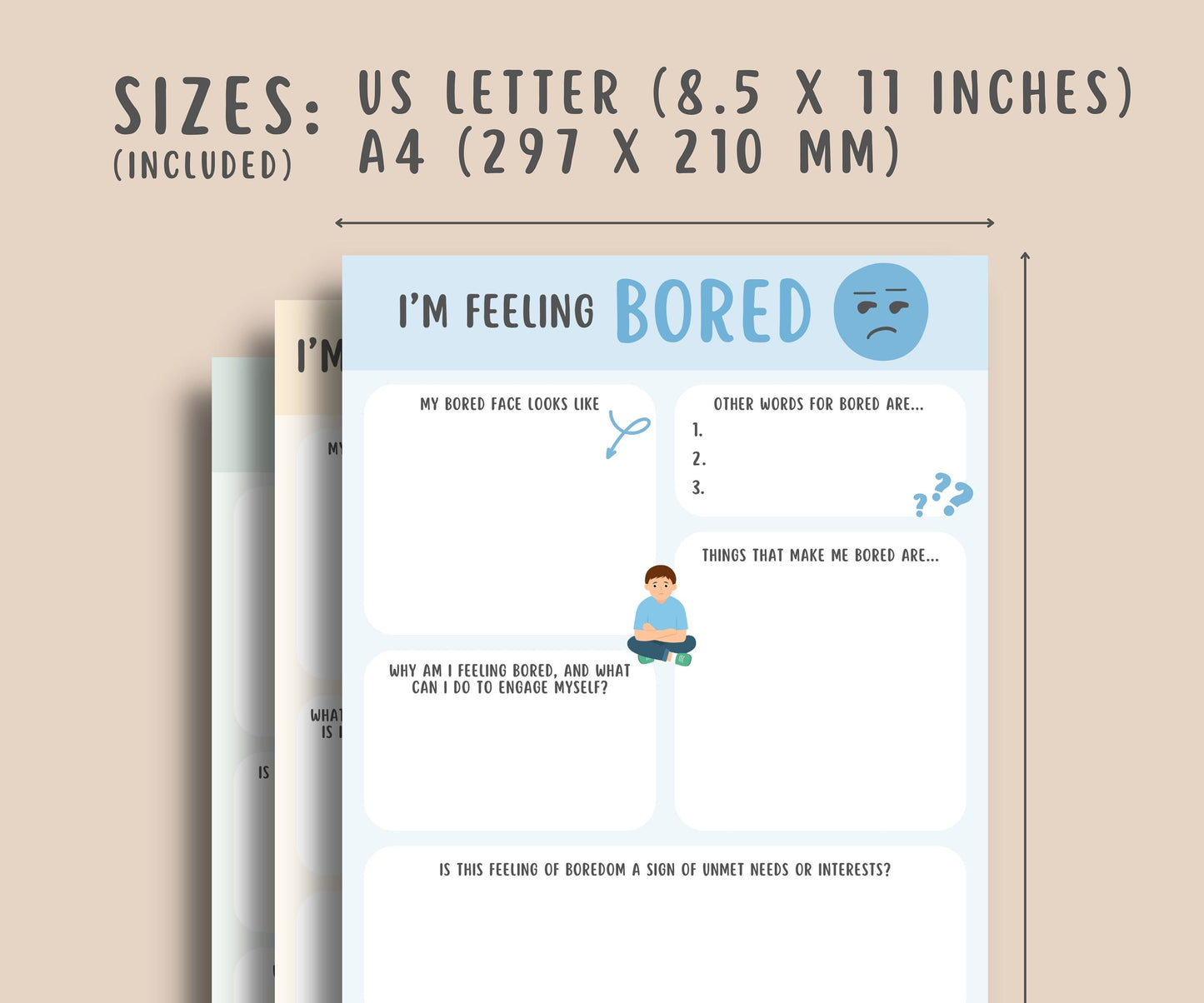 27 Feelings Exploration Worksheets for Kids & Teens