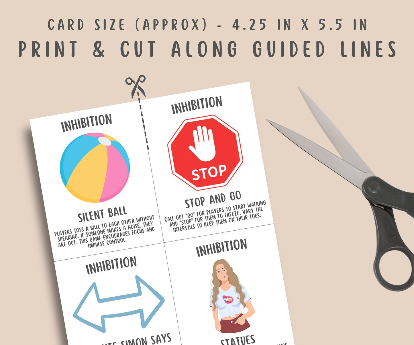 52 ADHD Executive Functioning Activity Flashcards For Teens