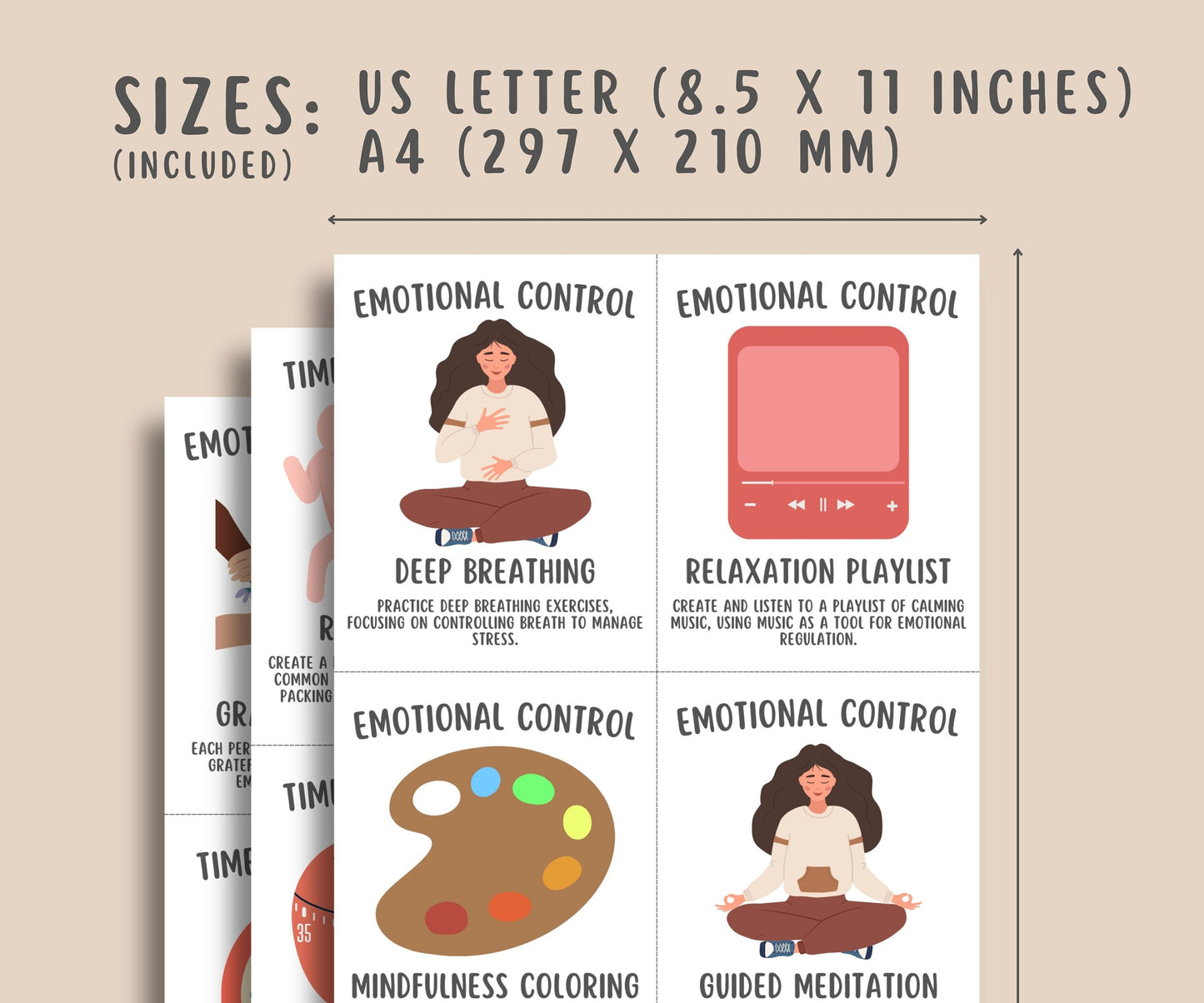 52 ADHD Executive Functioning Activity Flashcards For Adults