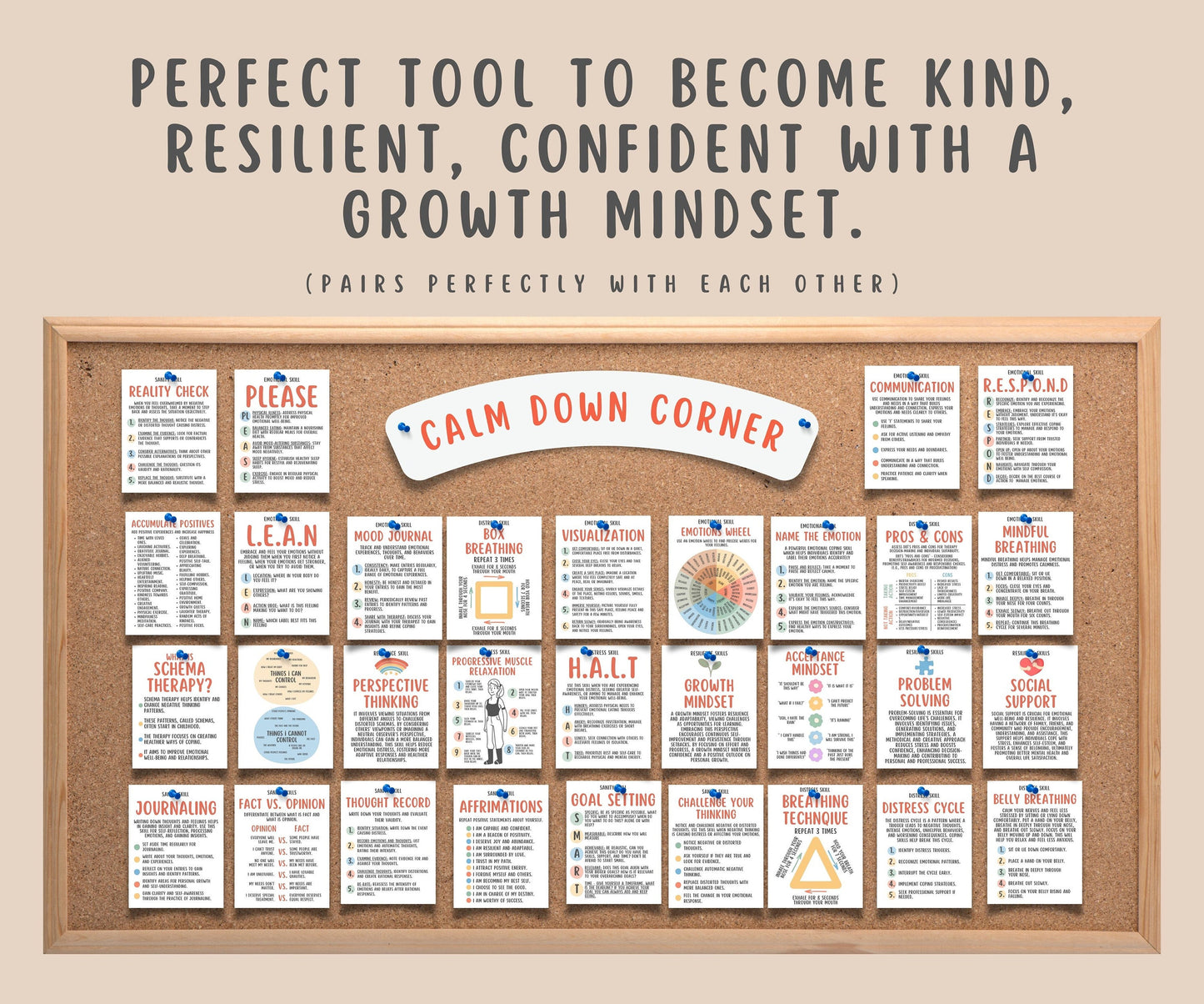 52 Schema Therapy Coping Skill Cards
