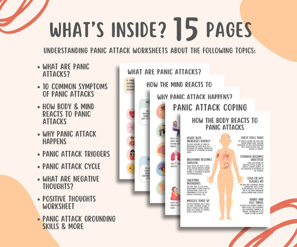 Panic Attack Worksheets.pdf Understanding Panic Attack Worksheets (15 Pages) – MindSpace