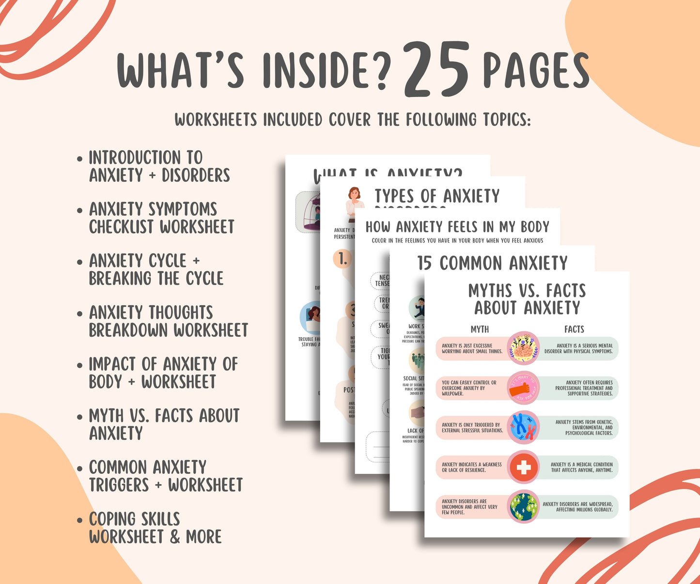 25 Anxiety Management Worksheets For Adults