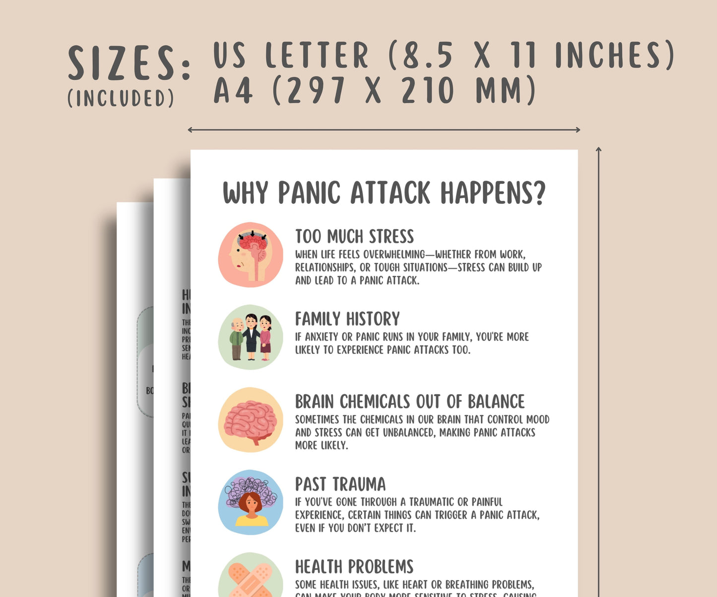 Understanding Panic Attack Worksheets (15 Pages)