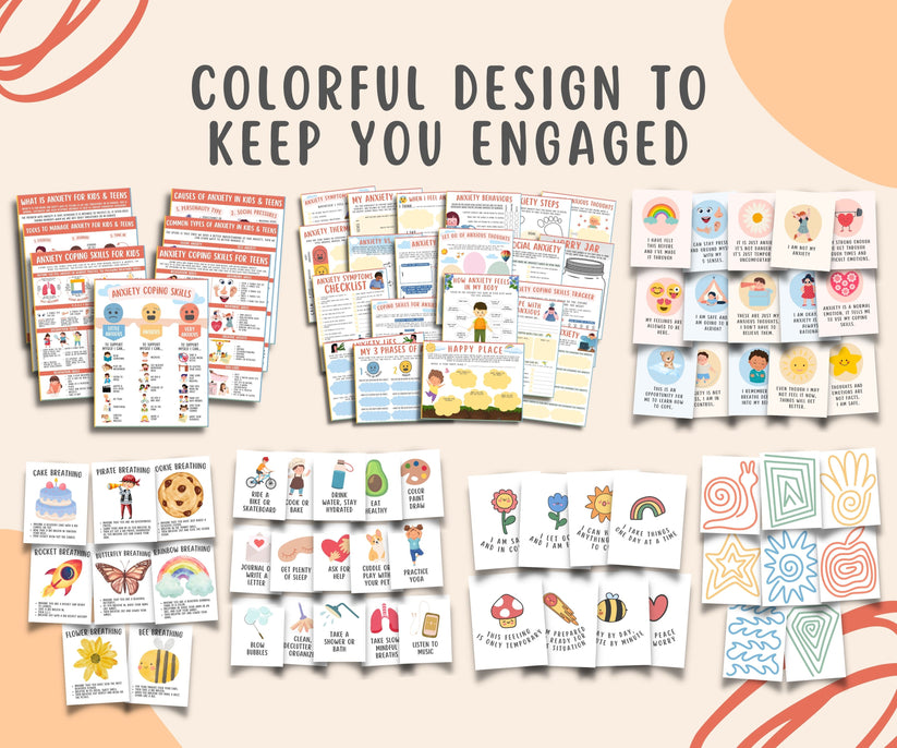 Anxiety Calming Bundle For Kids & Teens (190+Items) – MindSpace