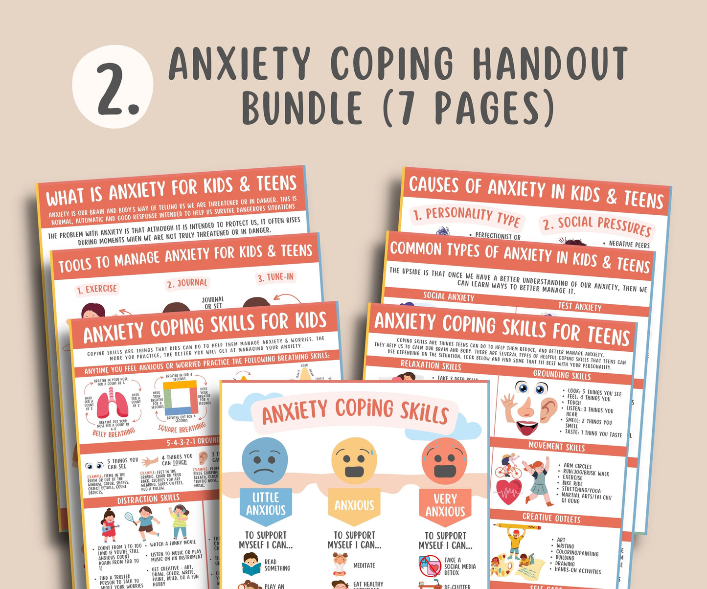 Anxiety Calming Bundle For Kids & Teens (190+Items)