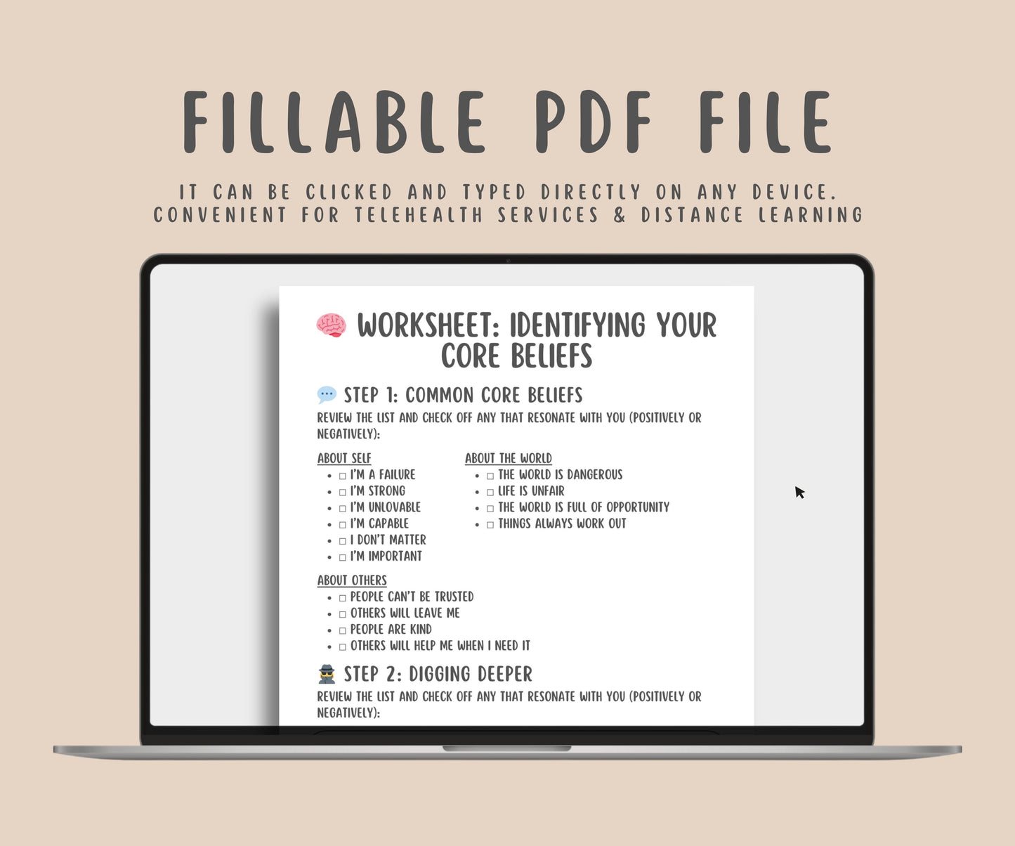 Core Values and Beliefs Worksheets (16 Pages)