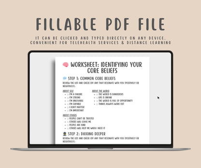 Core Values and Beliefs Worksheets (16 Pages)