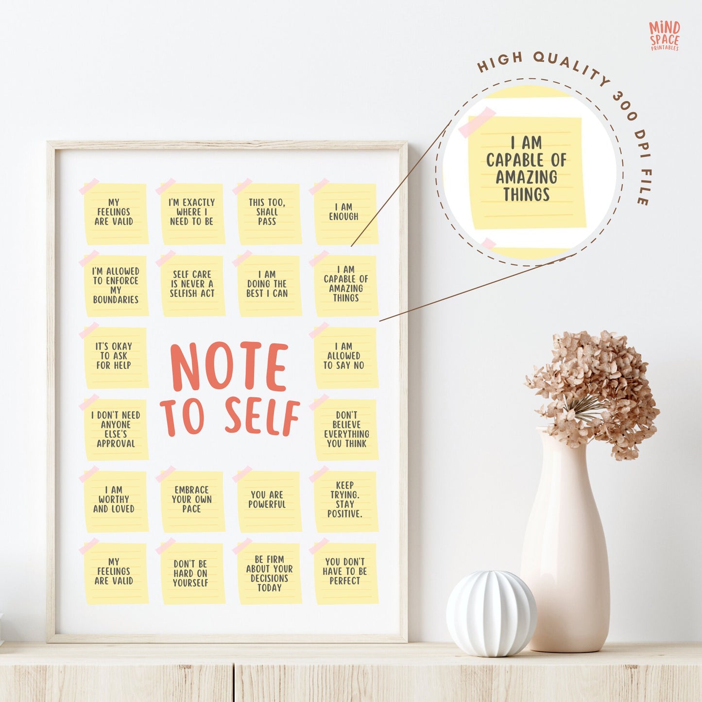 Note To Self Poster