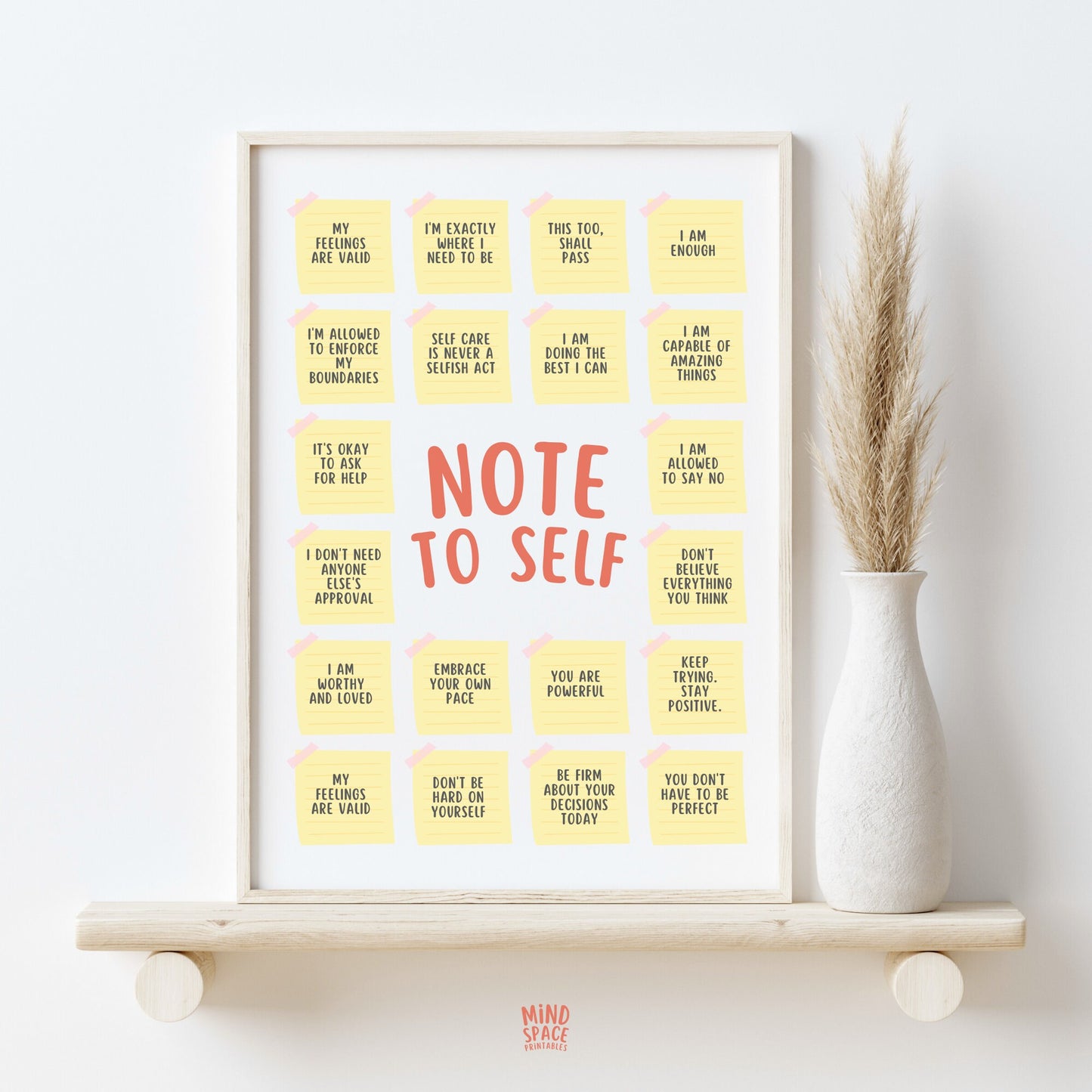 Note To Self Poster