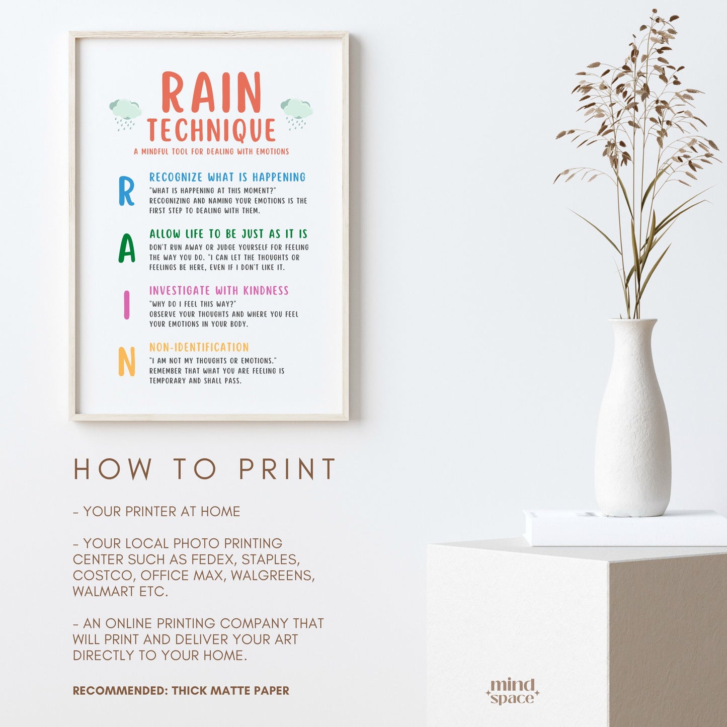 Rain Technique Poster