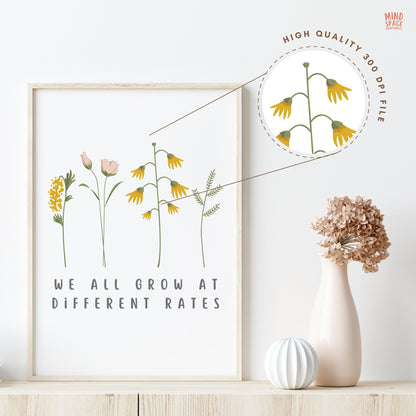 We All Grow At Different Rates