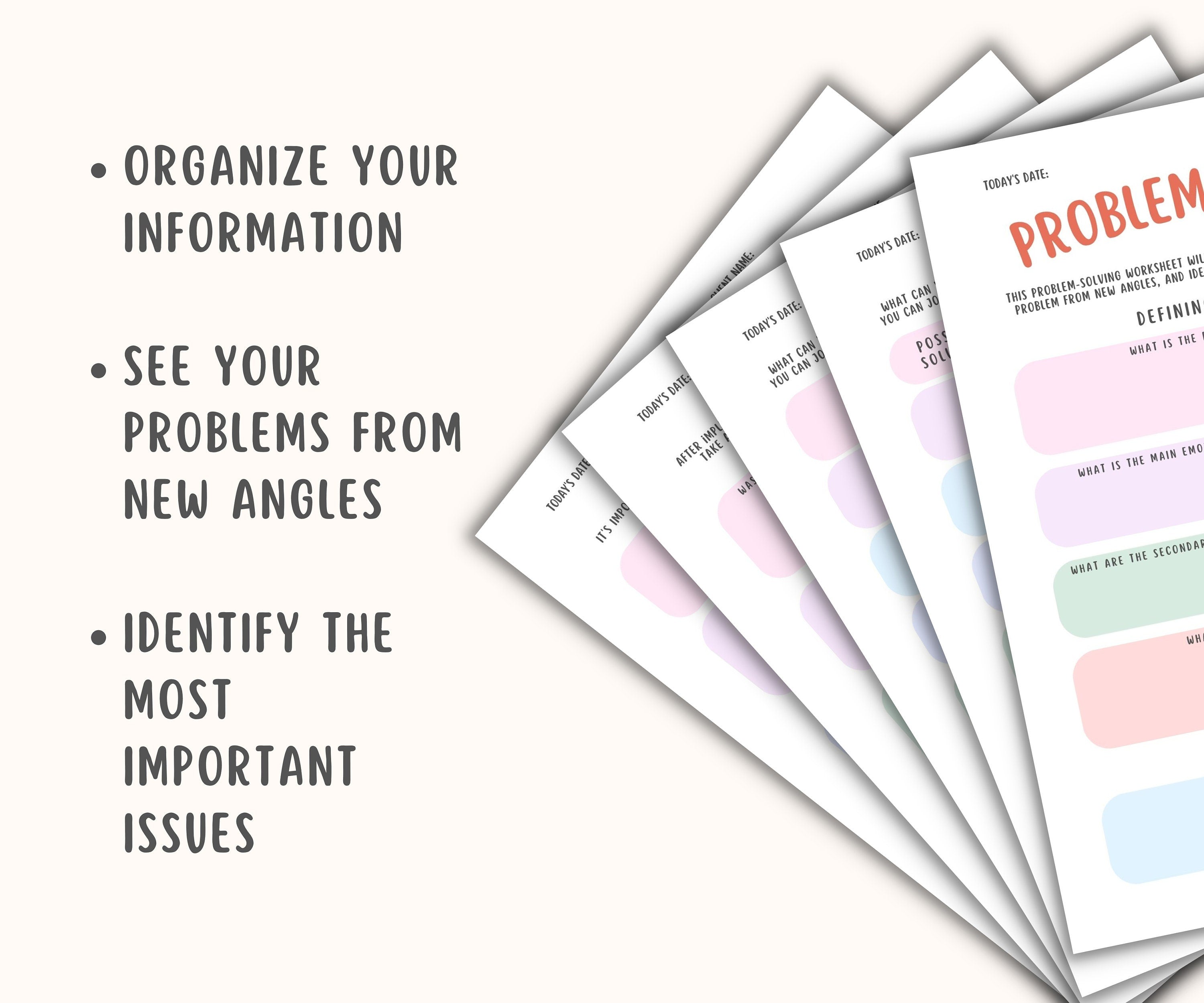 Problem Solving Worksheet – MindSpace