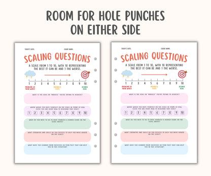 Scaling Questions Worksheet
