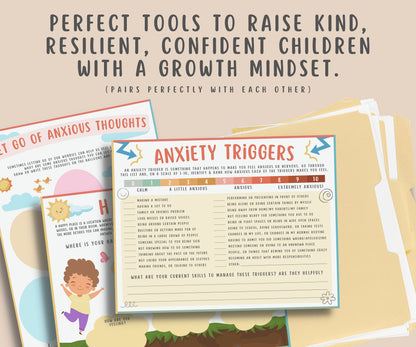Anxiety Triggers Worksheet Kids & Teens
