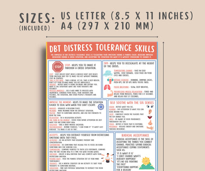 DBT Distress Tolerance Coping Skills Handout