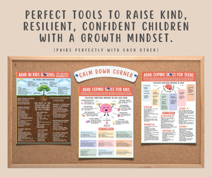 ADHD Coping Skills for Kids Handout