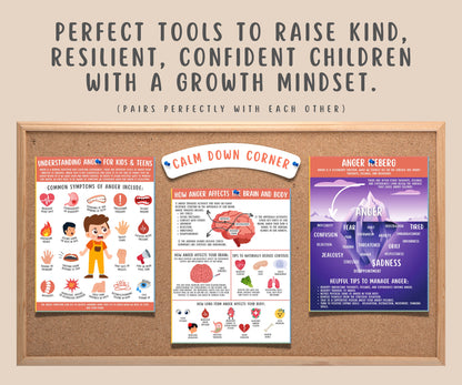 Anger Affects on Brain & Body Handout for Kids & Teens