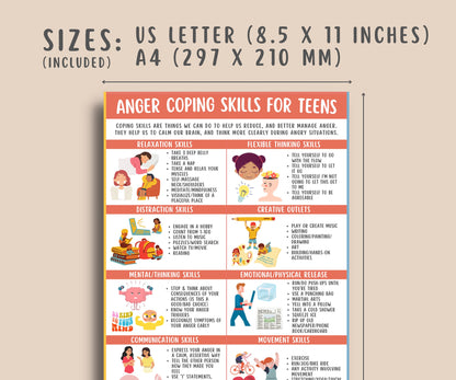Anger Coping Skills for Kids & Teens