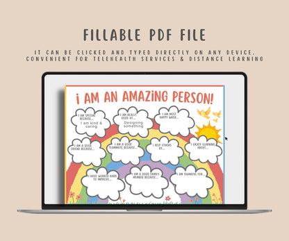 Self-Esteem Worksheet Kids & Teens