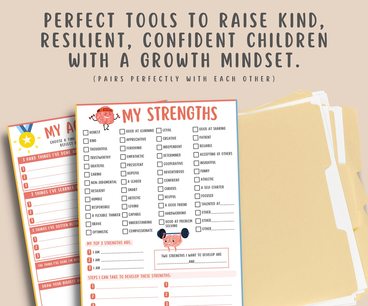 My Strengths Worksheet for Kids & Teens