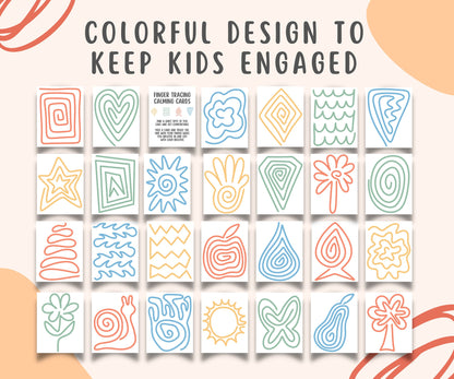 27 Finger Tracing Breathing Cards for Kids & Teens