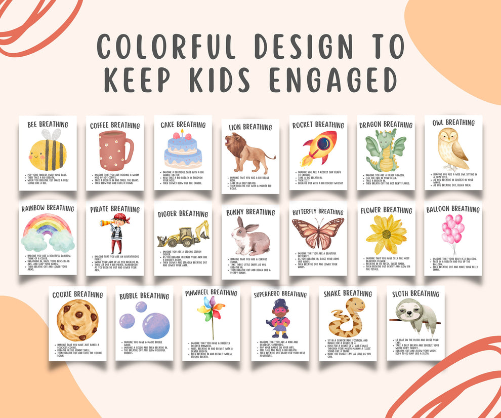 20 Mindful Scripted Breathing Cards for Kids & Teens – MindSpace
