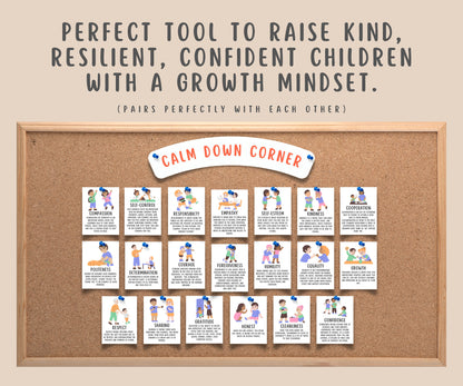 20 Kids Moral Values Flashcards