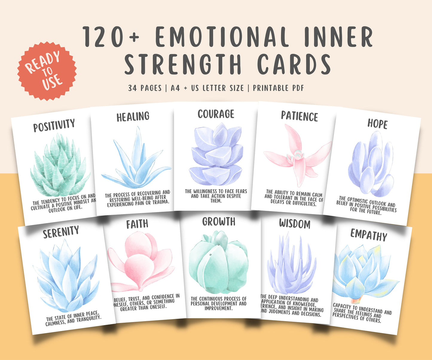 120+ Inner Emotional Strength Cards