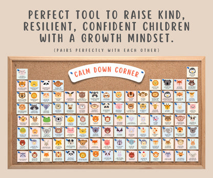 100 Positive Affirmation Cards for Kids and Teens