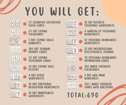 DBT Coping Mega Bundle (650+ Items)