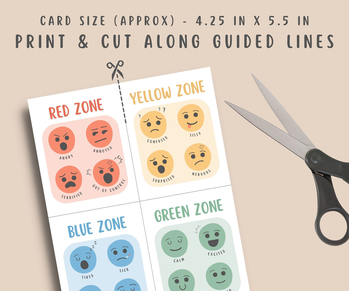 Zones of Self-Regulation Flashcards