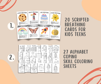 Coping Skills Bundle for kids (238 Items)