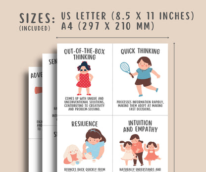 52 ADHD Superpower Strength & Coping Skill Cards