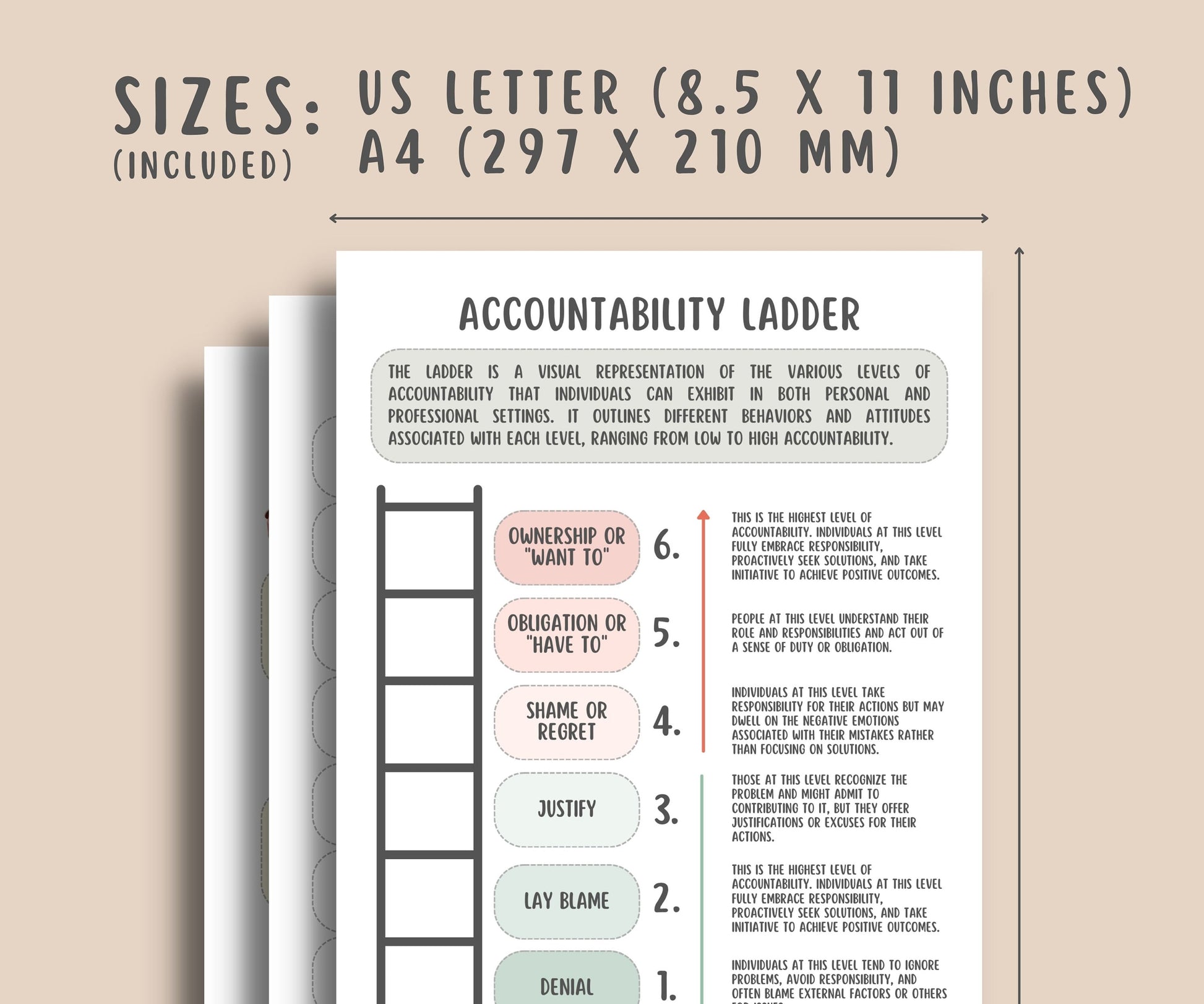 Accountability Worksheets – MindSpacePrintables