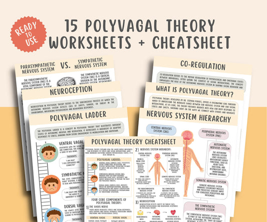 Polyvagal Theory Cheatsheet Worksheets