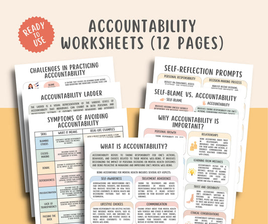 Accountability Worksheets