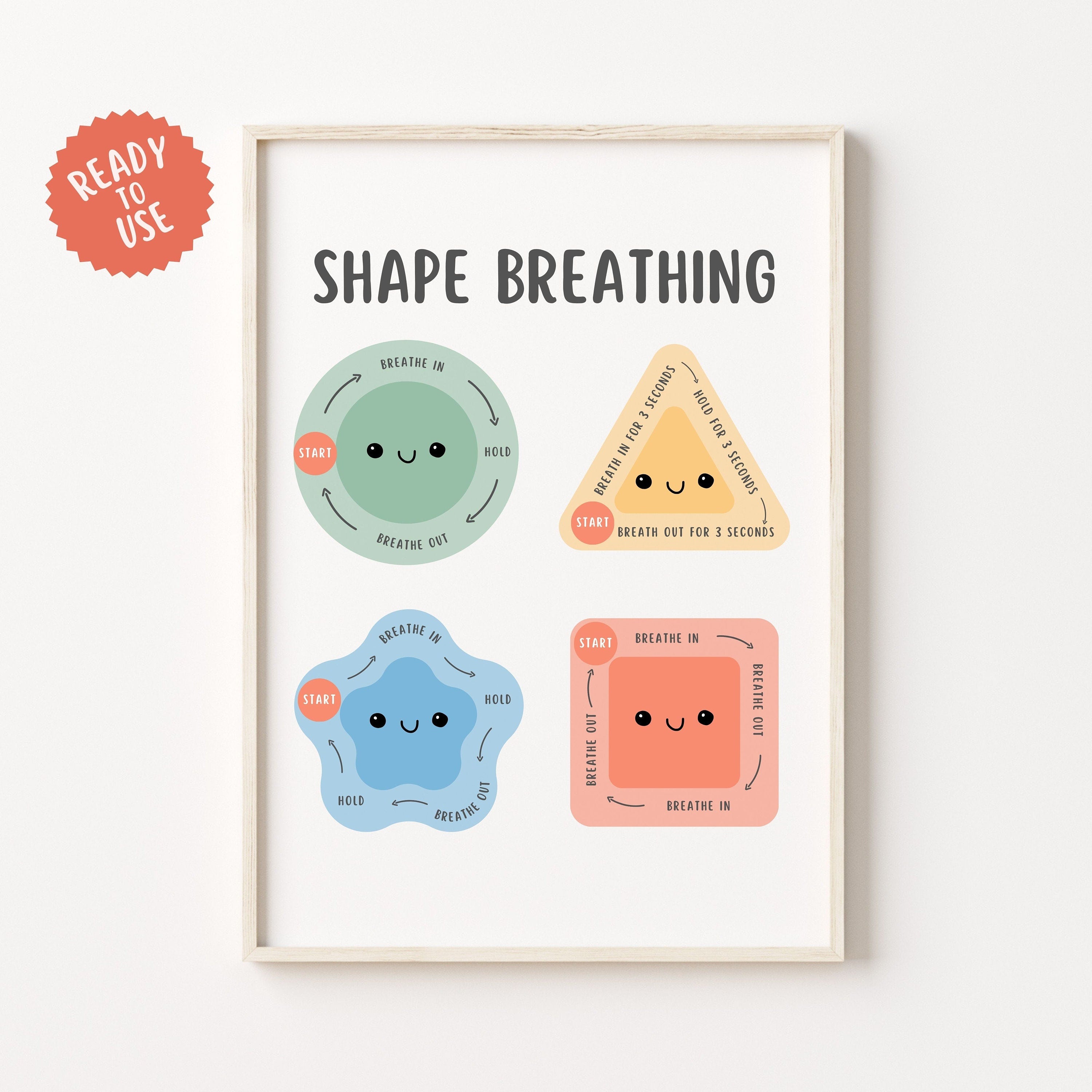 Shape Breathing Poster – MindSpacePrintables