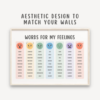 63 Words For My Feelings Poster