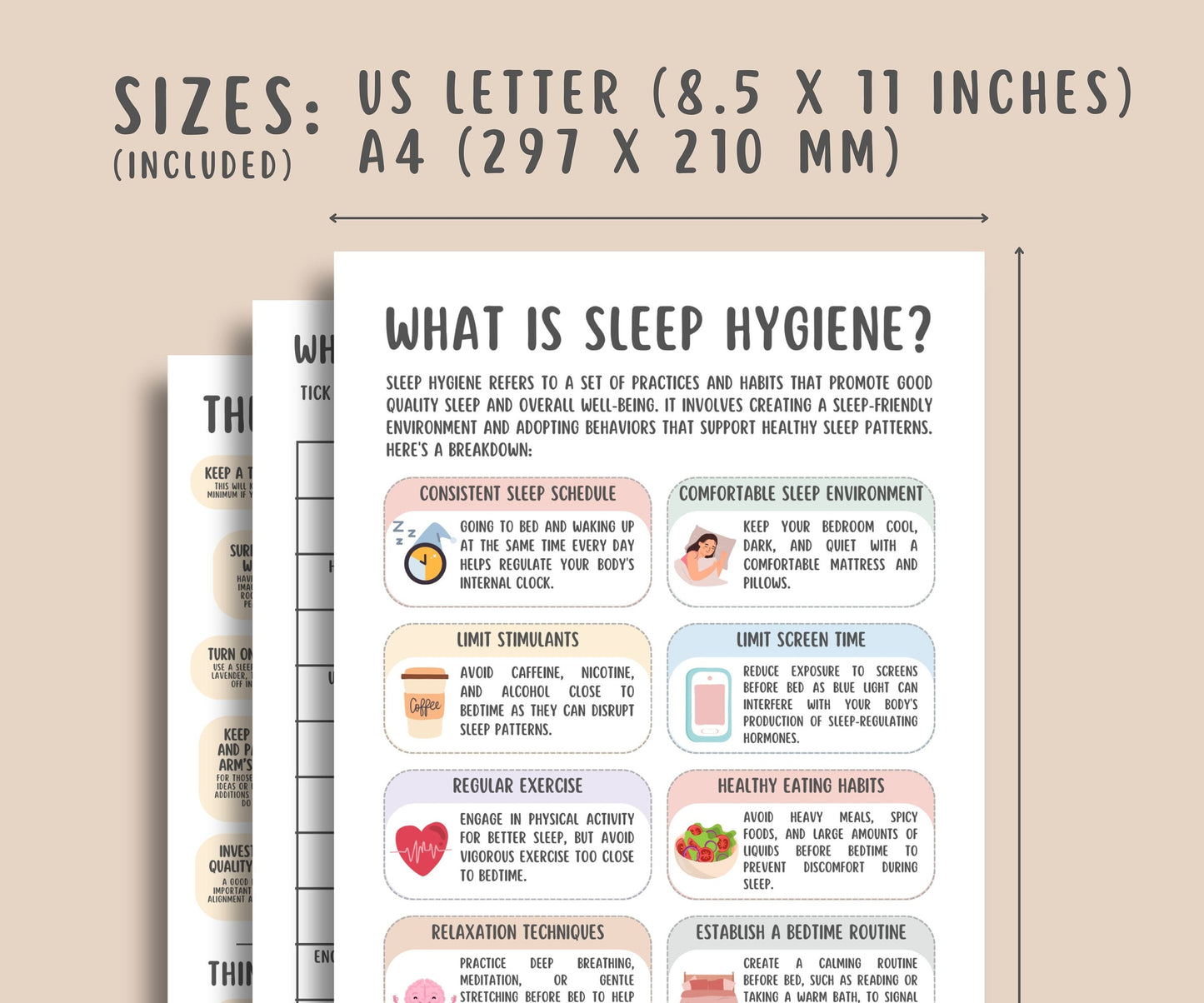 15 Sleep Hygiene Worksheets