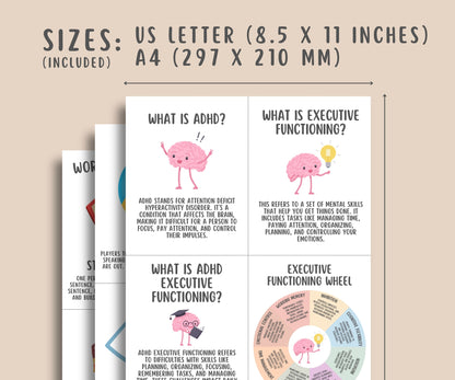 52 ADHD Executive Functioning Activity Flashcards For Teens