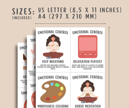 52 ADHD Executive Functioning Activity Flashcards For Adults