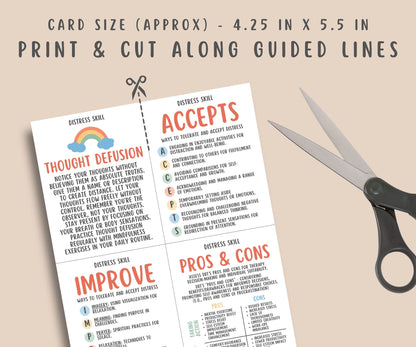 52 Schema Therapy Coping Skill Cards