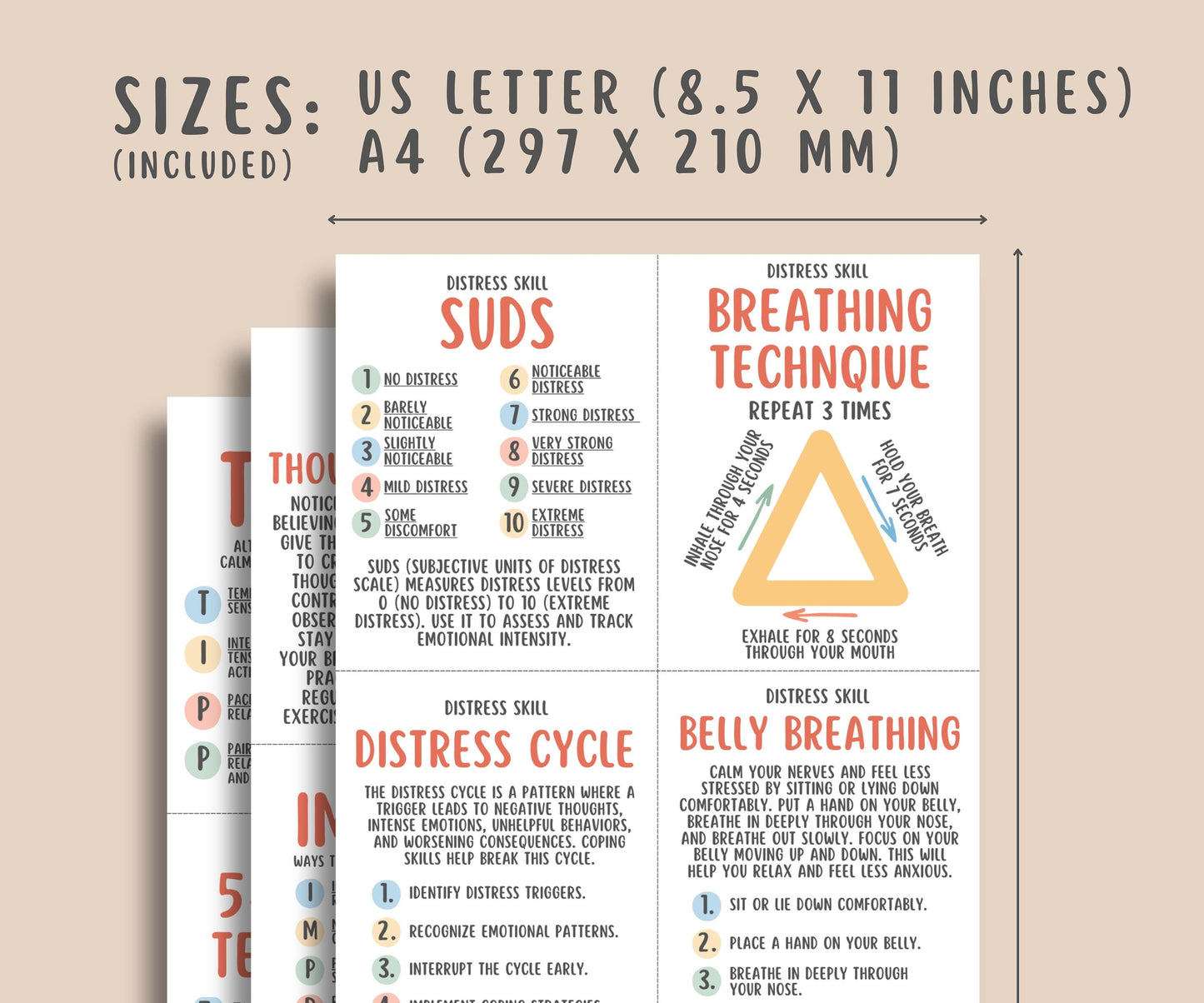 52 Schema Therapy Coping Skill Cards