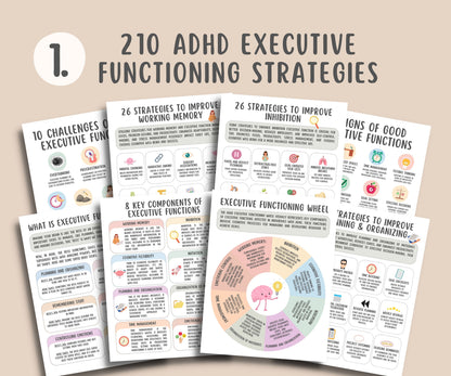 ADHD Executive Functioning Bundle (250+ Items)